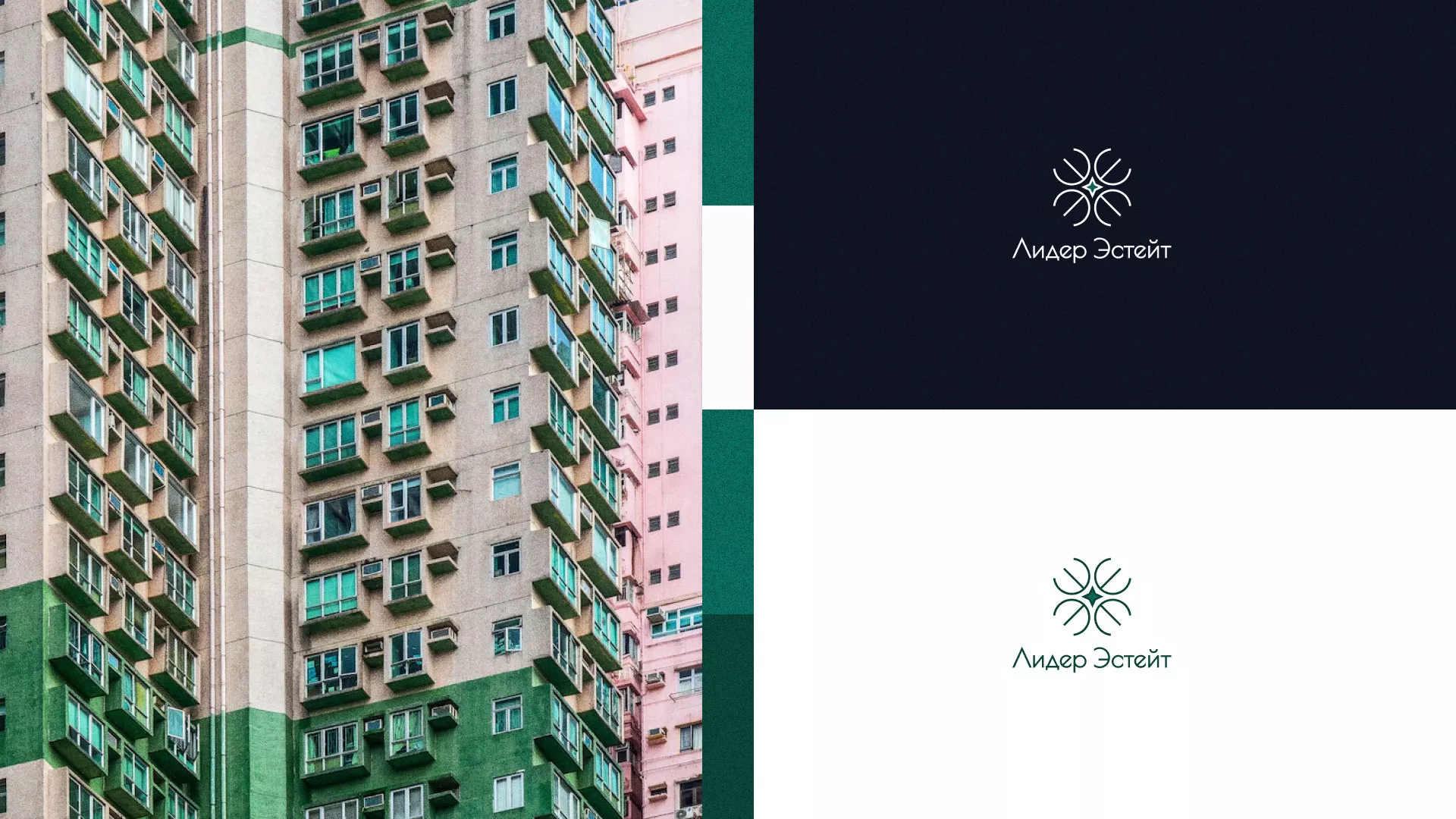 Создание логотипа компании «Лидер Эстейт» в Карталах