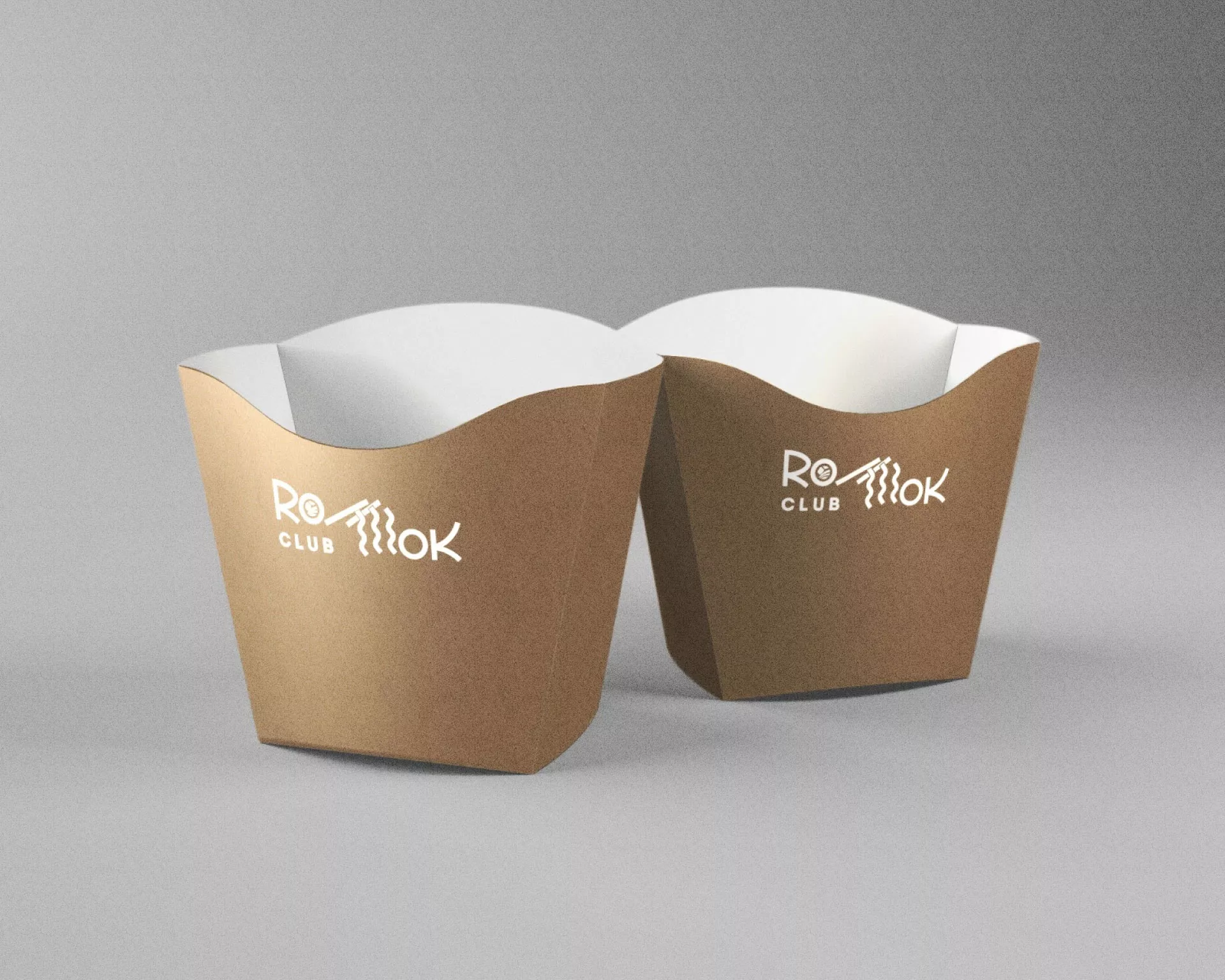 Создание дизайна упаковки суши-бара «Roll Wok Club» в Карталах